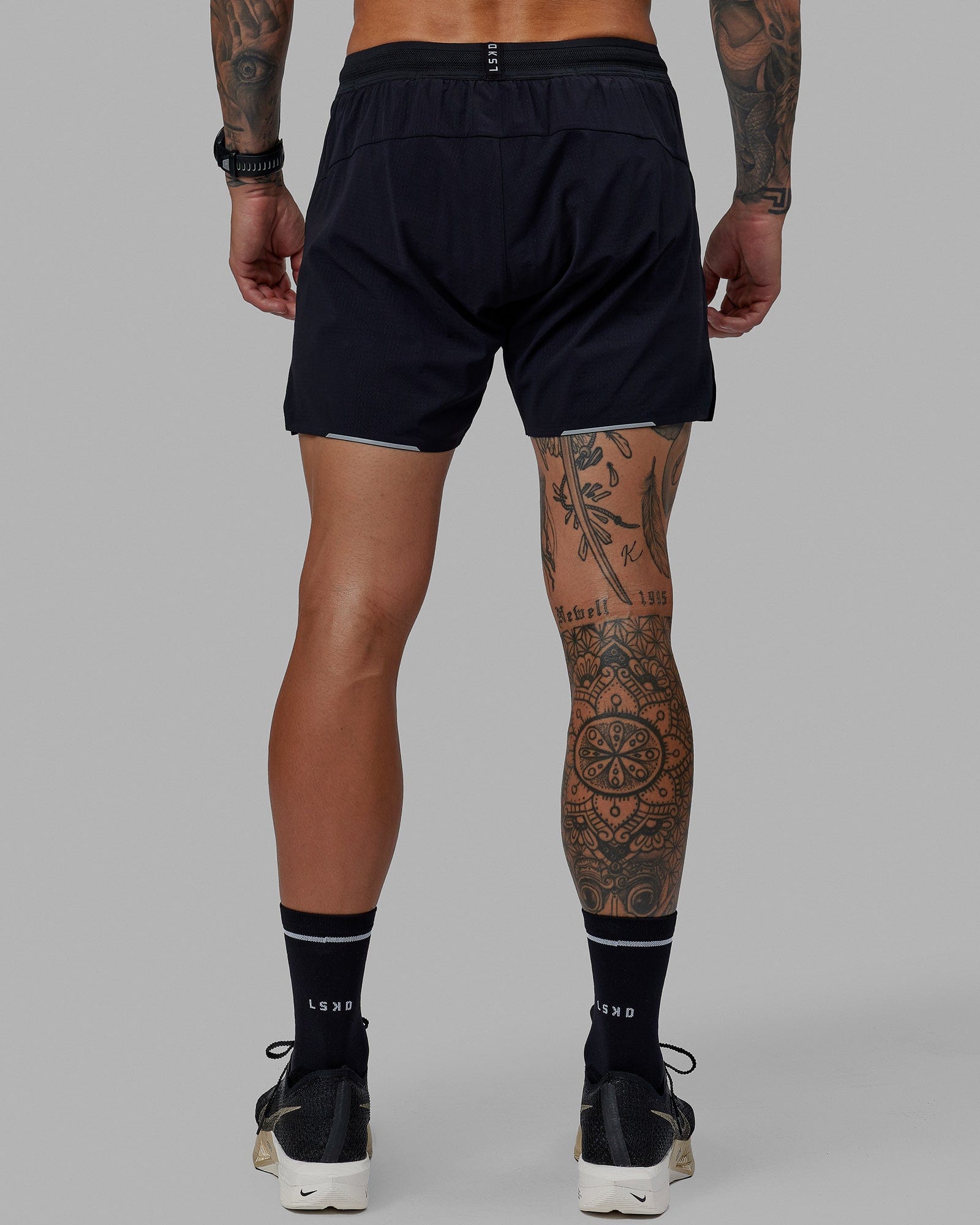 O.G. UltraAir 5" Lined Performance Short - Black-Reflective